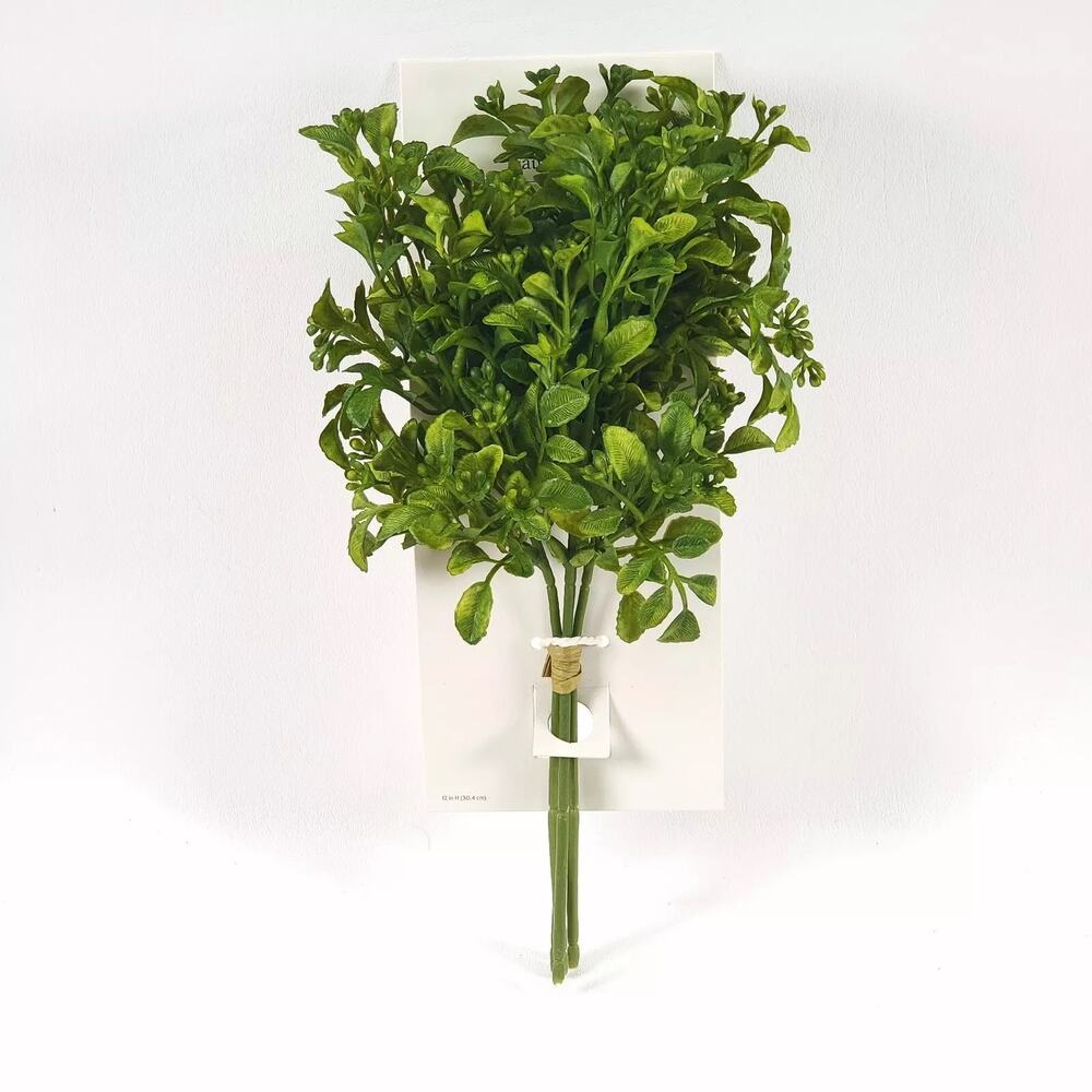 Threshold 8" Faux Boxwood Blooming Stems for Bouquet or Tabletop Vase NEW Target